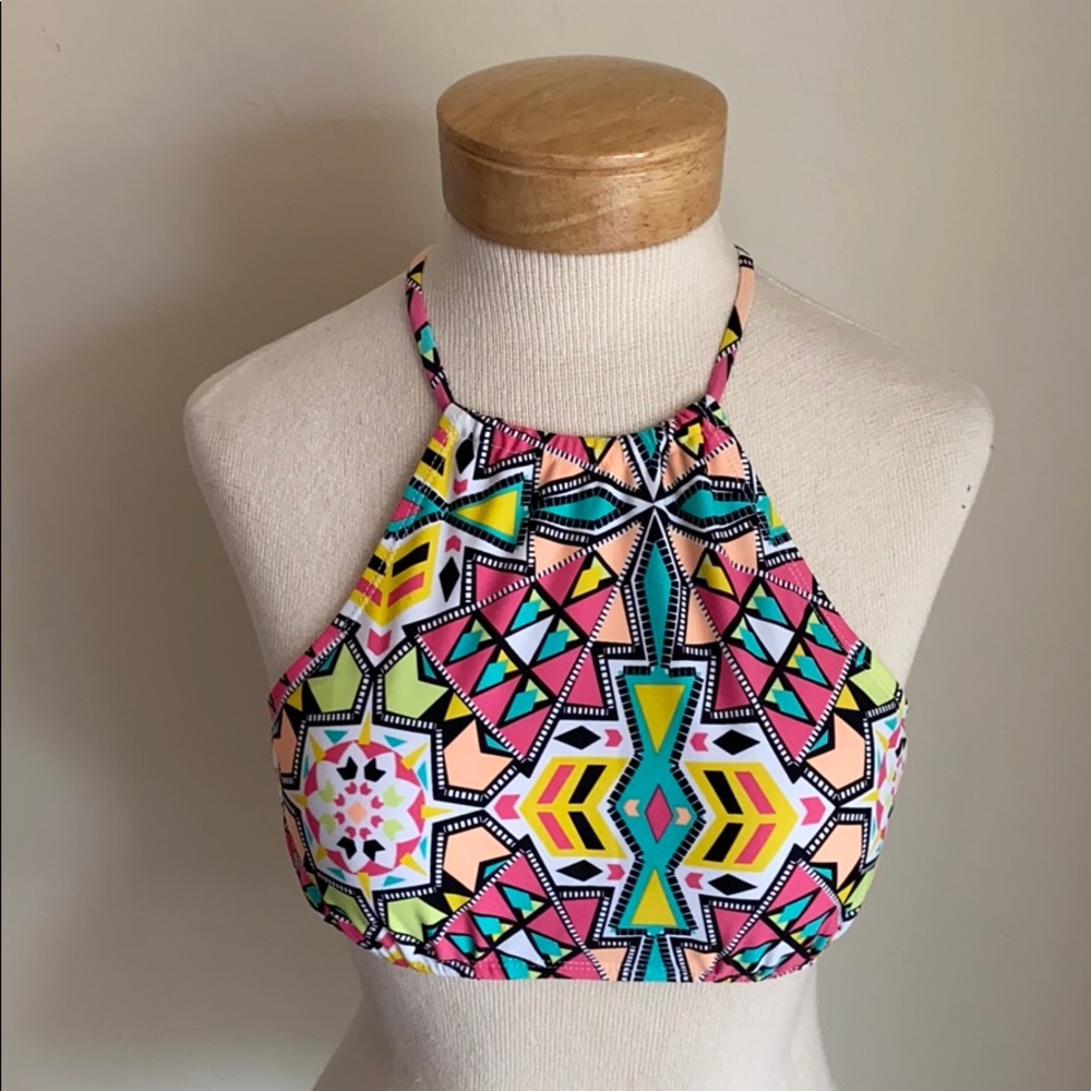All For Color Printed Bikini Top - Picture 11 of 11